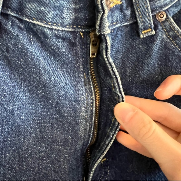 Vintage Lee Straight Leg Pintuck Jeans - Picture 4 of 15